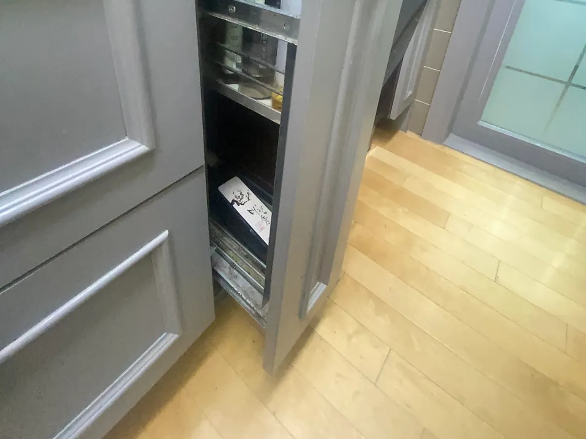양념장 LT망·레일 교체 시공 전